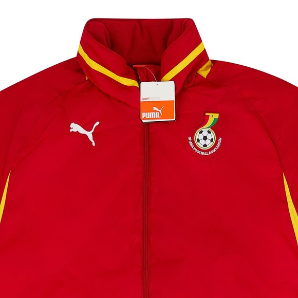 thick & nice madamfo! Ghana Puma football soccer winter coat warm padded jacket - Picture 2 of 4